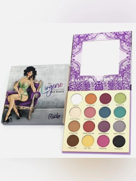 Rude Cosmetics The Lingerie Collection Wild Nights Eyeshadow Palette - Picture 5 of 5